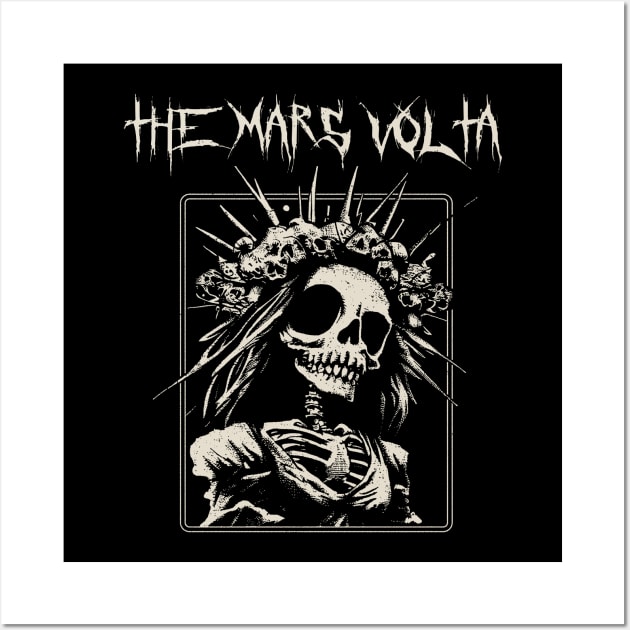 the mars volta bridge skull Wall Art by hex pixel